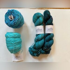 4 skein bundle Yoshi & Lucy- Isabel fingering weight 463 yards each